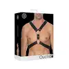 Ouch! - Scottish Harness - S/M. Krzyżowa, solidna uprząż męska w szkockim stylu. Świetny dodatek do sesji BDSM