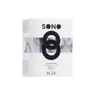 Sono - No. 24 Cockring Set Black. Rozciągliwe, ekstra miękkie ringi erekcyjne w kolorze czarnym. 
