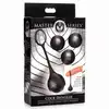 Master Series - Cock Dangler Silicone Penis Pendant with Weights. Ring z zestawem obciążników na penisa. Sprawdź swoją wytrzymałość
