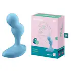 Satisfyer - Deep Diver Blue. Wibrator analny o nietypowym ultra stymulującym kształcie z 2 kulami, możliwość połączenia z aplikacją