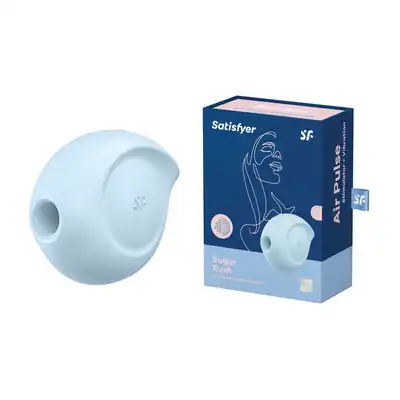 Satisfyer - Sugar Rush blue - stymulacja łechtaczki na najwyższym poziomie! Fale ciśnieniowe oraz wibracje dla pełnej przyjemności