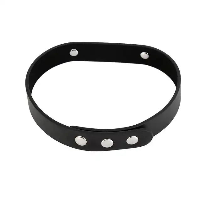 O-Products - Deluxe Collar Slave. Skórzana obroża z kryształkami i napisem SLAVE, odkryj nowe aspekty dominacji i uległości