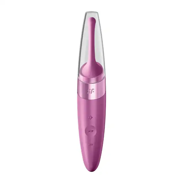Satisfyer - Twirling Delight Berry. Wibrator łechtaczkowy do precyzyjnej stymulacji małą ruchomą główką, imponujący swoją mocą i eleganckim designem
