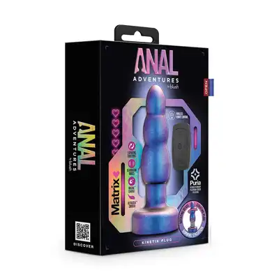 ANAL ADVENTURES MATRIX KINETIK PLUG SPACE AGE BLUE