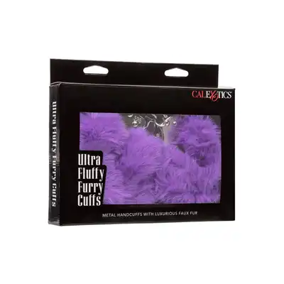 Ultra Fluffy Furry Cuffs Purple