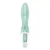 Satisfyer - Air Pump Bunny 5+ mint - wibrator z króliczkiem i ekscytującą opcją pompowania końcówki trzonu!