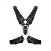 Ouch! - Scottish Harness - S/M. Krzyżowa, solidna uprząż męska w szkockim stylu. Świetny dodatek do sesji BDSM