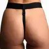 Master Series - Bum-Tastic Vibrating Anal Plug z Uprzężą i Pilotem. Wibrująca uprząż w formie bielizny z korkiem analnym