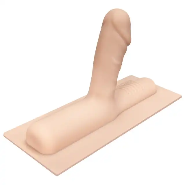 Cowgirl - Bronco Silicone Attachment. Cielista nakładka na sexmaszynę z profilowanym dildem. 