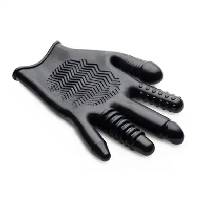 Master Series - Pleasure Poker Glove. Wielofunkcyjna rękawica do intensywnej stymulacji 