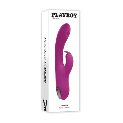 Playboy - Thumper - wibrator z króliczkiem i przyjemnym twistem - pulsacyjna końcówka do stymulacji punktu G!
