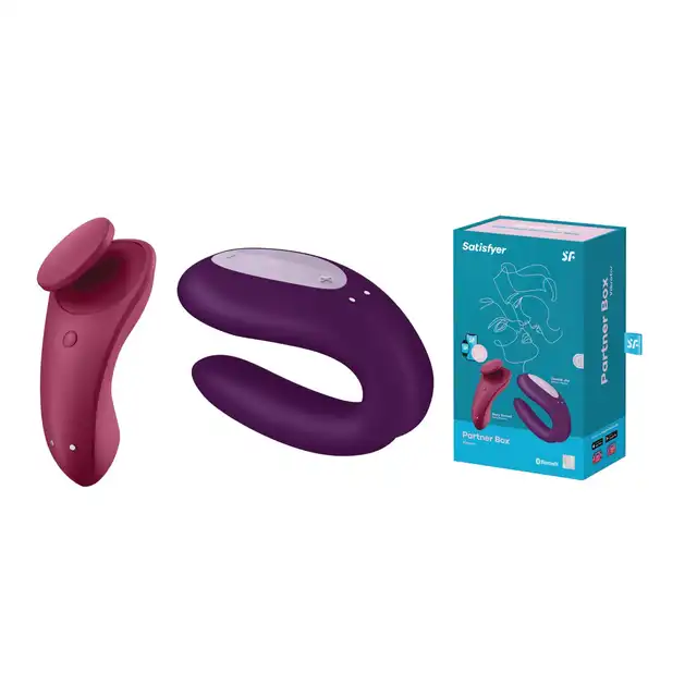 Satisfyer - Partner Box 1. Idealny zestaw wibratorów dla par, dodatkowe doznania i podkręcenie napięcia w związku, wibrator do majtek i dla par