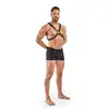 Bedroom Fantasies - Lionel Bondage Harness. Prosta uprząż męska na klatkę piersiową, minimalistyczny design z czarnej eleganckiej skóry