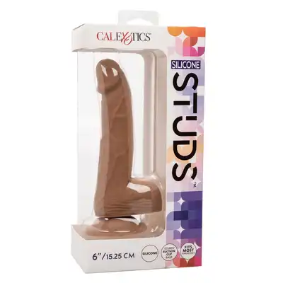 Silicone Studs 6 Inch Brown skin tone