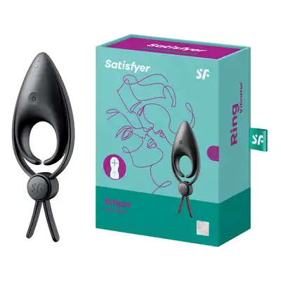 Satisfyer - Sniper Ring Vibrator black - Twoja droga do nieskończonej przyjemności. Regulowany ring na penisa