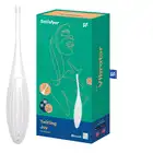 Satisfyer - Twirling Joy White. Precyzyjny wibrator do stymulacji łechtaczki i miejsc erogennych, stymulacja cyrkulacyjnymi wibracjami
