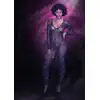 Radiance - Crotchless Bodystocking. Zmysłowy siateczkowy bodystocking z mieniącymi się kryształkami
