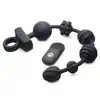 Master Series – Dark Rattler Vibrating Anal Beads. Unikalne zdalnie sterowane koraliki analne z intensywnymi wibracjami