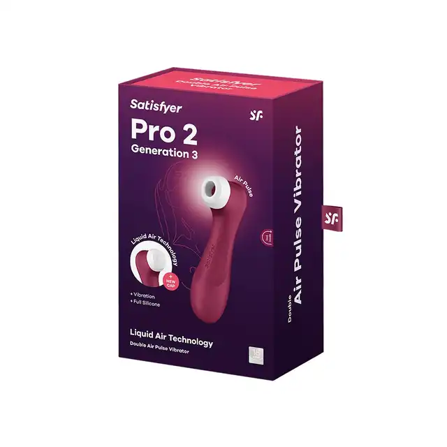 Satisfyer - Pro 2 Generation 3 wine - najnowszy model kultowego stymulatora łechtaczki. Jeszcze więcej opcji, jeszcze więcej przyjemności!