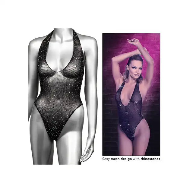 Radiance - Body Deep V. Seksownie prześwitujące body z kryształkami