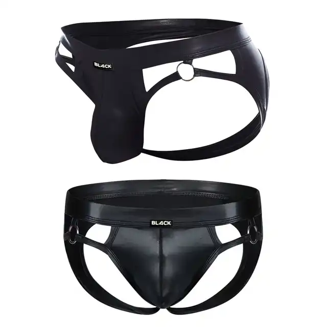C4M - Dungeon CBlack Jockstrap L - męska bielizna w stylu jockstrap. Idealne podkreślenie męskości