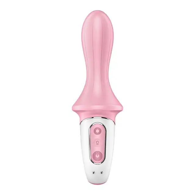 Satisfyer - Air Pump Booty 5+ rose - wibrator analny z ekscytującą opcją pompowania końcówki trzonu!