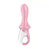 Satisfyer - Air Pump Booty 5+ rose - wibrator analny z ekscytującą opcją pompowania końcówki trzonu!