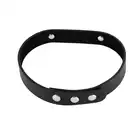 O-Products - Deluxe Collar Slave. Skórzana obroża z kryształkami i napisem SLAVE, odkryj nowe aspekty dominacji i uległości