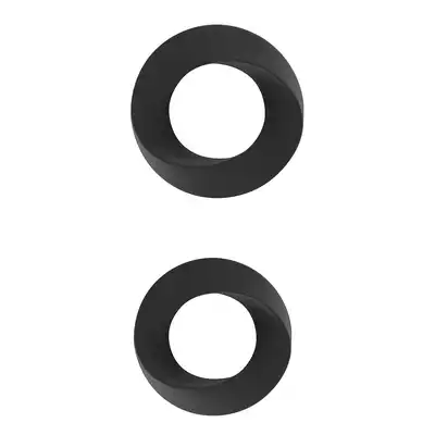 Sono - No. 24 Cockring Set Black. Rozciągliwe, ekstra miękkie ringi erekcyjne w kolorze czarnym. 