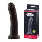 Malesation - Billy Dildo Schwarz. Czarne realistyczne, silikonowe dildo analne z przyssawką. 