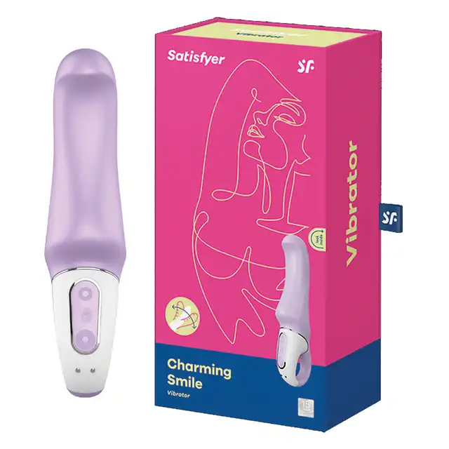 Satisfyer - Vibes Charming Smile lilac - urok intensywnych wibracji. Perfekcyjny wibrator do stymulacji punktu G