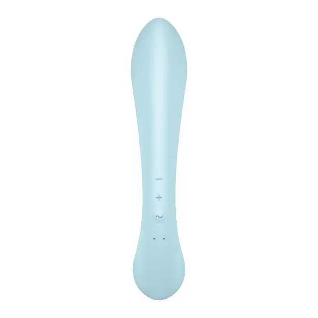 Satisfyer - Triple Oh light blue - rozkoszuj się mnogością przyjemności, dzięki temu wszechstronnemu wibratorowi!