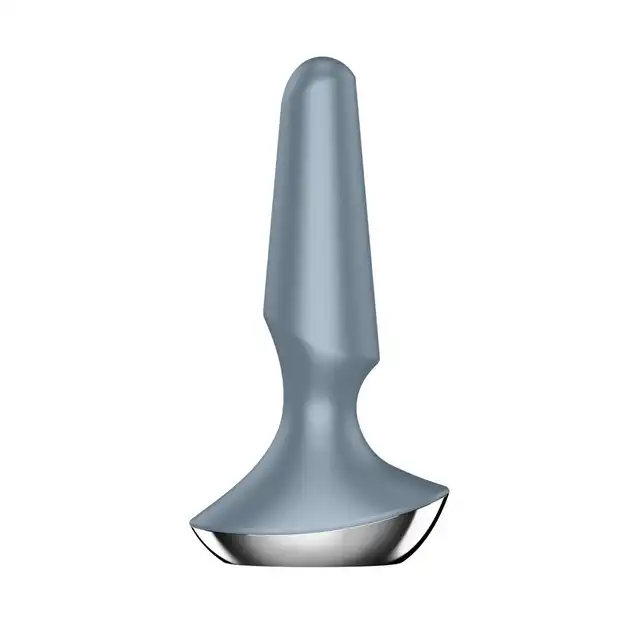 Satisfyer - Plug-ilicious 2 Ice Blue. Wibrujący korek analny sterowany aplikacją na telefon, nieskończona ilość programów z głębokimi wibracjami