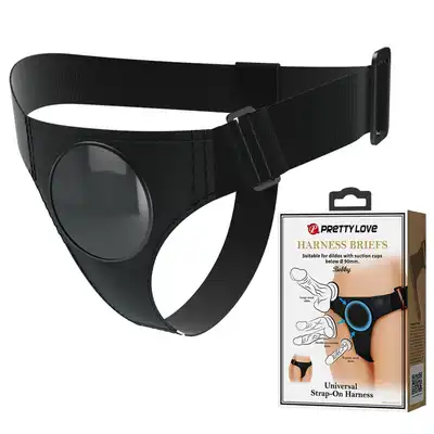 Pretty Love - Strap On Harness Brief Bobby. Uniwersalna uprząż strapon do wszystkich rodzajów dildo i wibratorów z przyssawką