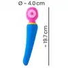 Bunt. - Wand Vibrator. Nowoczesna magiczna różdżka dla zbuntowanych i odważnych. Modne kolory i precyzyjna główka z silnymi wibracjami. 