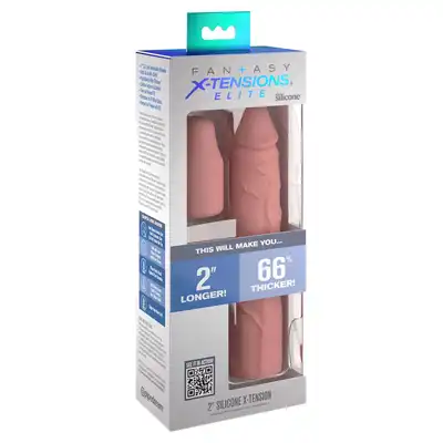 Sleeve 8 Inch + 2 Inch Plug Light skin tone