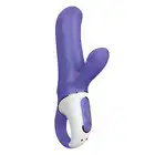 Satisfyer - Vibes Magic Bunny purple - magia podwójnej rozkoszy. Wibrator z króliczkiem wykonany z giętkiego silikonu