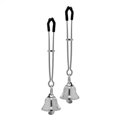 Master Series- Chimera Adjustable Bell Nipple. Urocze klamerki na sutki w kształcie dzwoneczków