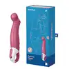 Satisfyer - Vibes Petting Hippo fuchsia - innowacyjny wibrator do kierunkowej stymulacji punktu G. Oddaj się przyjemności