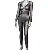 Radiance - Crotchless Bodystocking. Zmysłowy siateczkowy bodystocking z mieniącymi się kryształkami