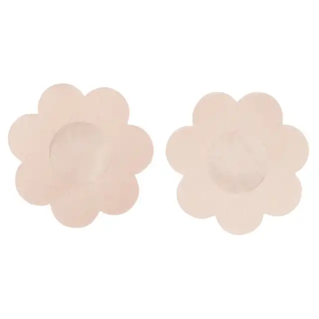 Cottelli Collection - Cloth Nipple Cover 6 pairs. Materiałowe naklejki na sutki w kształcie kwiatka, samoprzylepne. Idealne do stylizacji z głębokim dekoltem