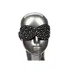 Radiance - Blackout Eye Mask. Zachwycająca czarna maska z błyszczącymi kryształkami