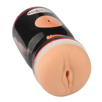 Malesation - Masturbation Cup Pussy Pleasure. Realistyczny masturbator w kształcie waginy. Przyjemnie miękki. 