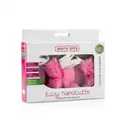 Shots Toys - Furry Handcuffs Pink. Klasyczne metalowe kajdanki pokryte miękkim i puszystym różowym futerkiem 