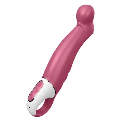 Satisfyer - Vibes Petting Hippo fuchsia - innowacyjny wibrator do kierunkowej stymulacji punktu G. Oddaj się przyjemności