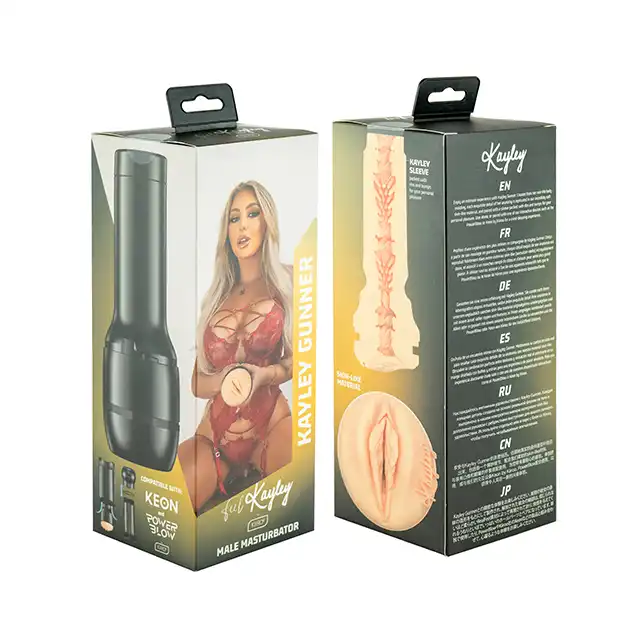 Kiiroo - Stars Collection Strokers Feel Kayley Gunner. Nowoczesny, realistyczny masturbator z możliwością zabawy interaktywnej