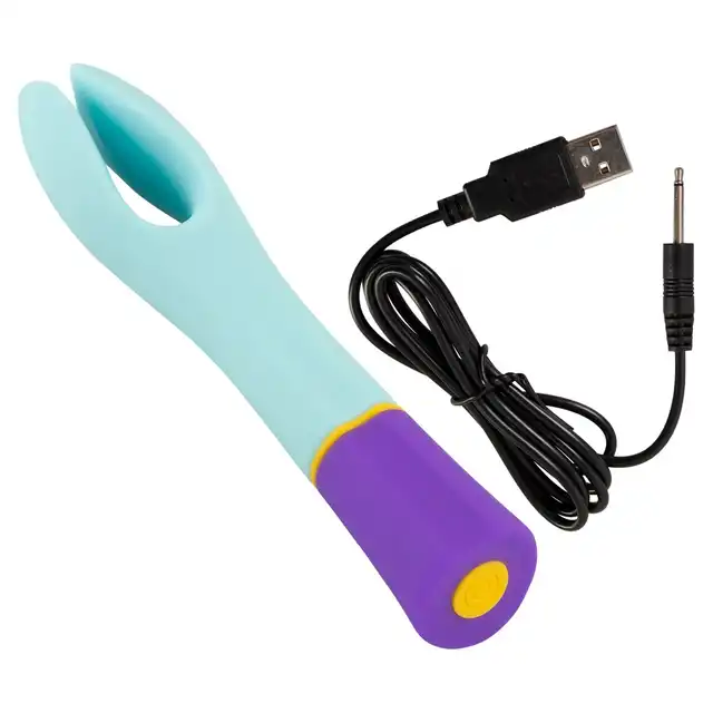 Bunt. - Double Vibrator. Wibrator z 2 ruchomymi ramionami do wielowymiarowej stymulacji. Wiele funkcji i wysokiej jakości silikon