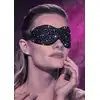 Radiance - Blackout Eye Mask. Zachwycająca czarna maska z błyszczącymi kryształkami