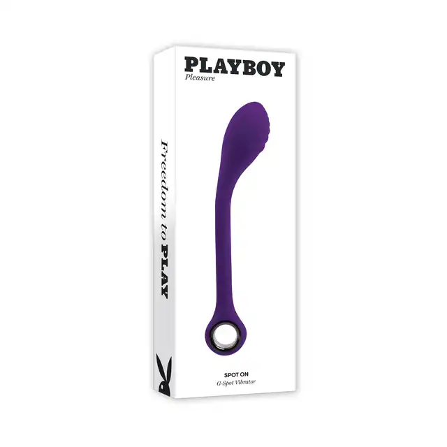 Playboy - Spot On - odkryj niezapomniane rozkosze! Giętki wibrator do stymulacji punktu G.