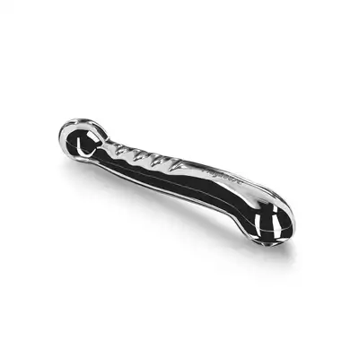 7 Inch Pleasure Steel Dildo Silver